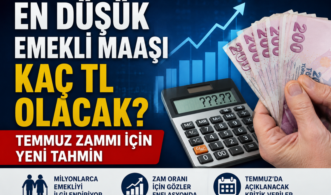 Türkiye’de milyonlarca emeklinin merakla beklediği Temmuz maaş zammı için geri